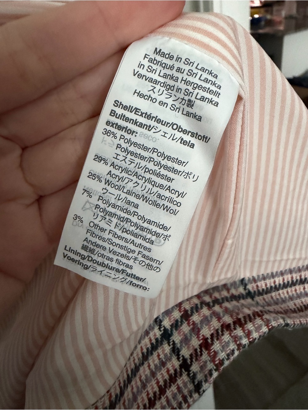 J CREW • nello gori parke plaid blazer - Picture 3 of 3